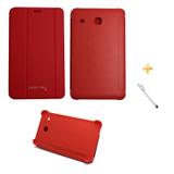 Capa Smart Book Tab E - 8.0 T375/T377 + controlesTouch(Vermelho) - Bd cases