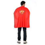 Capa Super Homem Adulto - Liga da justiça