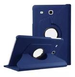 Capa Tablet Samsung Galaxy Tab E 9.6 T560 T561 T565 Giratória Azul - Fam
