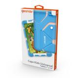 Capa universal de silicone para tablet pro azul un779bl - geonav