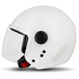 Capacete Aberto EBF Shield Solid Branco - Ebf capacetes