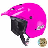 Capacete Aberto Pro Tork Liberty Pala Removível Rosa