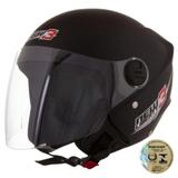 Capacete Aberto Pro Tork New Liberty 3 Preto Fosco