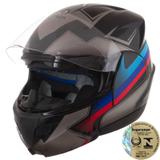 Capacete Articulado Attack Preto Pro Tork