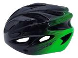 Capacete Ciclismo Tsw Raptor 2019 Com Sinalizador Led Preto/cinza/verde
