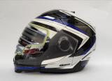 Capacete Convert Pragma Taurus Branco/Preto/Azul 53
