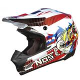 Capacete Cross Th1 Nos Branco/ Preto - Pro tork