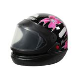 Capacete De Moto Feminino Preto San Marino Tamanho 56 - Sanmarino