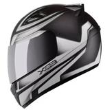 Capacete Ebf E0X Frost Preto e Prata