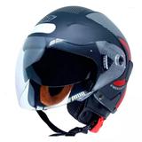 Capacete ebf freedom circle brilho preto / vermelho tam 58 - Ebf capacetes
