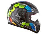 Capacete Fechado Ls2 Ff353 Rapid Tech Black N61 + Brinde