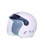 Capacete Fly F-17 Branco Aberto Tamanho 60