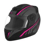 Capacete g6 788 pro preto/rosa 60 - Pro tork