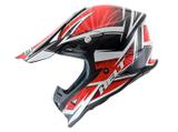 Capacete Helt Cross MX Rajado Vermelho/Preto S/ Viseira Motocross