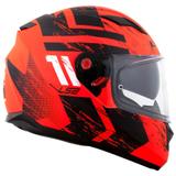 Capacete LS2 FF320 Stream Hunter Matte Laranja e Preto com Viseira Solar