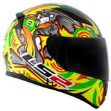 Capacete LS2 FF353 Rapid Replica Alex Barros Amarelo com Viseira de 2mm - 61