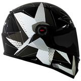 Capacete LS2 FF358 Classic Brilliant Matte Black Titanium Com Viseira De 2mm