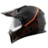 Capacete Ls2 Pioneer Element preto titanio
