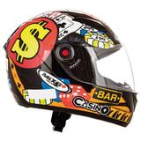 Capacete Mixs Fokker Cassino Preto