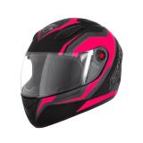 Capacete Mixs Fokker GTX Rosa Pink Preto Feminino