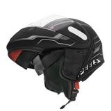 Capacete Moto Escamoteável Peels Urban Ultron Preto Brilhante Grafite