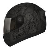Capacete Moto Feminino Peels Spike Indie Preto Chumbo Fosco