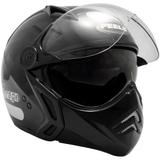 Capacete Moto Peels Mirage New Classic Preto Com Óculos Solar