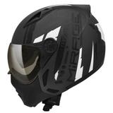 Capacete Moto Peels Mirage Techride Preto Chumbo Fosco Com Óculos Solar
