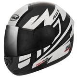Capacete Moto Peels Spike Veloce Preto Chumbo Fosco Branco