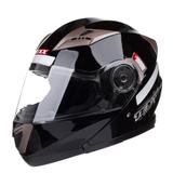 Capacete Motociclista Texx Gladiator Articulado Preto Brilhante