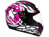 Capacete MS Fokker Paint Mixs Rosa - Tam 58