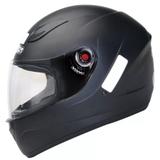 Capacete mx fokker classic preto fosco 60 - Mixs