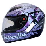 Capacete mx fokker paint butterfly brilhante 56 - Mixs