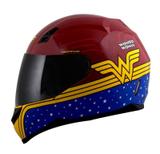 Capacete norisk wonder woman symbol mulher maravilha ff391