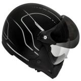 Capacete Peels Aviador F-21 Techline Preto fosco Tamanho 56