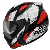 Capacete peels mirage revo preto/branco