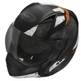 Capacete Peels Mirage Revo Preto e Laranja Tamanho:58