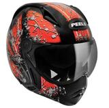 Capacete Peels Mirage Splash Vermelho Tamanho 61