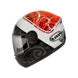 Capacete Peels Spike Euphoria Branco e Vermelho