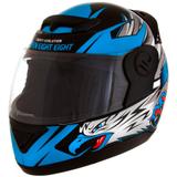 Capacete pro tork evolution g6 788 eagle neon azul tam 58
