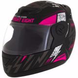 Capacete Pro Tork Evolution G6 788 Factory Racing Neon Feminino Rosa Tamanho:60