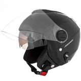 Capacete Pro Tork New Atomic Monocolor com Viseira Solar