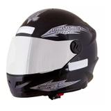 Capacete pro tork new liberty four preto fosco vis. espelhada tam 60