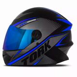 Capacete pro tork r8 azul vis iridium tam 60