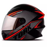 Capacete pro tork r8 vermelho vis espelhada tam 60