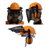 Capacete Segurança C/protetor Facial/abafador - Maraccini franco