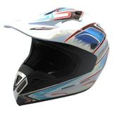 Capacete Taurus Moto Cross Action Branco