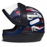 Capacete taurus san marino azul tamanho 56