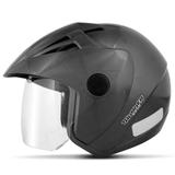 Capacete Thunder Open N58 Chumbo Aberto Com Viseira Ebf