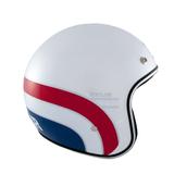 Capacete zeus 380h pearl white/red k63